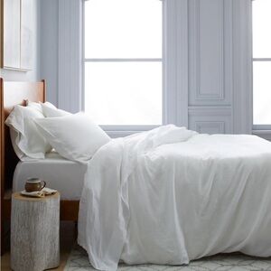 COPY - Quince linen bedding very slightly used for few weeks